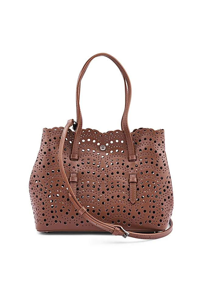 كابلي Women’s Woven Tote Bag Set